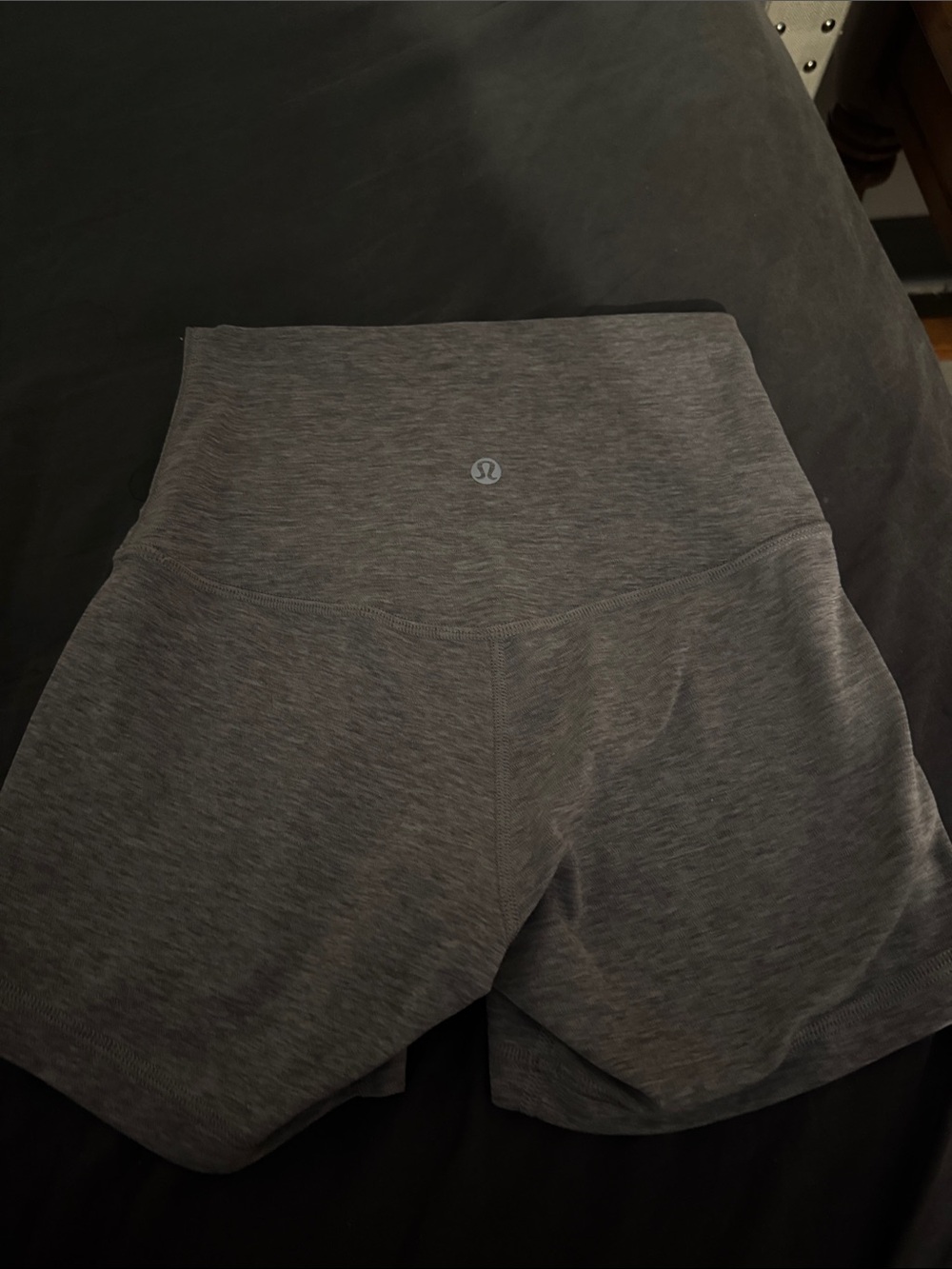 lululemon athletica High-Rise Womens Heather Gray Seamless Workout Shorts